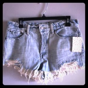 Free People Denim Cut Offs